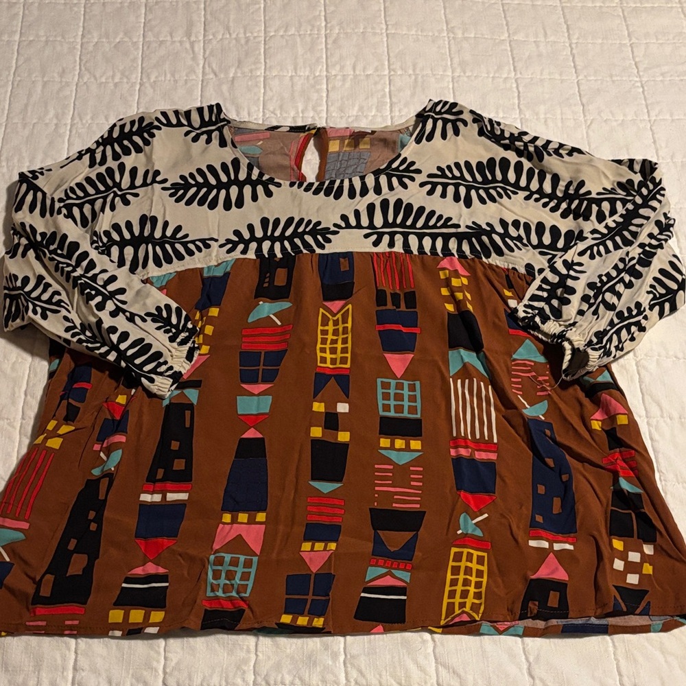 Multicolor Patterned Women's Ivy Jane top